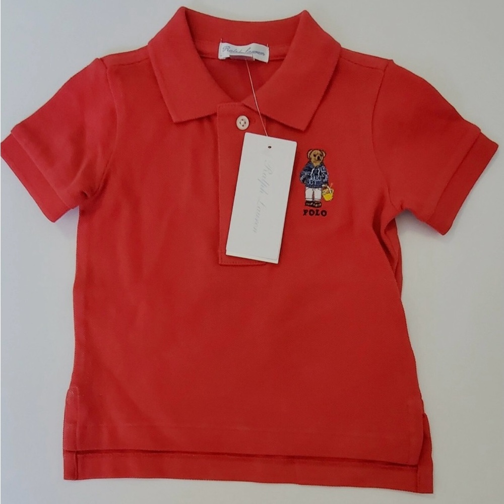 Ralph Lauren Kids Classic Red Polo Shirt 12M